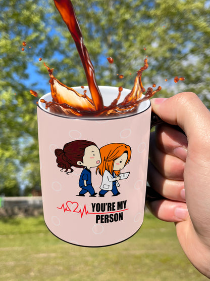 Caneca Mágica Personalizada - You're My Person